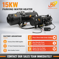 Calentador de Estacionamiento OkyRie WH-15B de 15KW con Ahorro de Combustible, Consumo de 1.5L/H para Camiones de Transporte de Larga Distancia