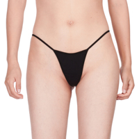 Sous-vêtements pour femmes avec étiquette et logo XXL 3XL personnalisés Culotte sexy avec ouverture à l'arrière en T String sans entrejambe