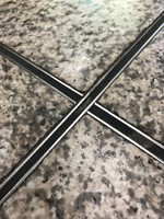 Joints de dilatation en laiton pour carrelage, profil personnalisé doré, joints de dilatation en alliage d'aluminium, accessoires pour carrelage en céramique