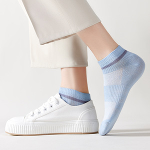 Women's Ankle <b>Socks</b> Solid Color Anti-Slip Sweat-Absorbing Summer Casual Short <b>Socks</b> - Product Image 4