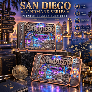 Barre de cuivre fin 999 de 1 oz, motif Soleil du Sud de la Californie San Diego, en relief 3D, effet UV, thème Paradis de plage, artisanat métallique - Product Image 2