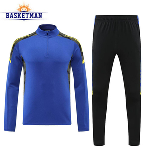 Ensemble de survêtement de football personnalisé de haute qualité pour l'équipe de football, pour l'hiver et l'automne, comprenant une veste avec impression du nom pour adulte - Product Image 1