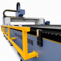 Machine de découpe laser à fibre CNC industrielle à refroidissement par eau AI pour la fabrication de tôles métalliques, servo Schneider, zone de travail 3000x1500mm