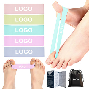Juego de 5 Bandas Elásticas de Látex para Estirar los Dedos de los Pies y Entrenador de Agarre para Terapia Ocupacional y Uso Doméstico - Product Image 2