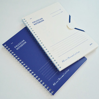 Logo personnalisé B6 non daté papier ligné large bureau écriture en spirale Composition carnet de notes pour cahier de bureau