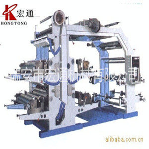 เครื่องพิมพ์ฟิล์มบางอัตโนมัติสี่สี รุ่น HT-4600 ของ Hongtong Flexographic Printing Press พร้อมลูกกลิ้งยางขนาด 1000 มม. - Product Image 4