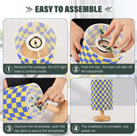 Lampe de table personnalisée avec impression UV 3D, lumière de nuit avec photo personnalisée et abat-jour en tissu de qualité supérieure pour la décoration esthétique de la maison