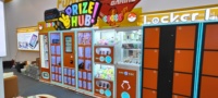 Armoire intelligente d'échange de cadeaux, distributeur automatique de casiers avec système de paiement par carte de crédit pour centre commercial