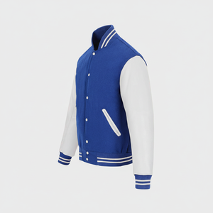 เสื้อเบสบอลแขนยาวหลากสีสำหรับผู้ชายเสื้อแจ็กเก็ตผ้าใบปักลายสำหรับฤดูหนาว - Product Image 1