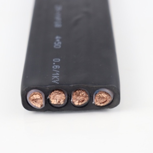 כבל גרירה שטוח מסוג YFFB עם מוליך נחושת גמיש למעליות, עגורנים גדולים, משלוחים מהירים וגמישים - Product Image 3