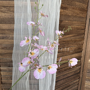 Fleurs artificielles en soie Jinxi 3D Orchidées dansantes, décorations de plafond pour mariage, rose, orange, bleu, violet - Product Image 4