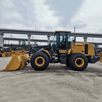 Promotion : Chargeuse sur pneus ZL50GN 5 tonnes avec moteur Shangchai, machine robuste pour projets de construction et miniers, godet de 3m