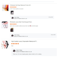 Papier cadeau floral bicolore Ouya tendance 2026 pour cadeaux d'Halloween