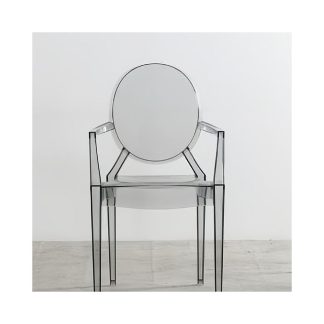 Wholesale Factory Plexiglass Material Dinner Room Furniture Modern Nordic Plastic Resin Acrylic Ghost Chair