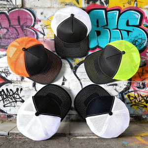 قبعة هيكاب الأكثر مبيعًا عالية الجودة قابلة للتعديل بتصميم سناب باك للسائقين ذات 5 ألواح وحافة منحنية قليلاً للجنسين للاستخدام الخارجي - Product Image 5