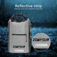 Sac à dos de voyage étanche, résistant à l'eau, pliable et à sec, avec Logo personnalisé, pour Camping