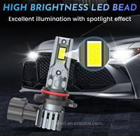 Faros LED para Auto 2025 de Alta Potencia 8000lm L4 H1 H7 H11 9005 Canbus con Ventilador, Luz Alta y Baja, Sistema de Iluminación de Bajo Precio para Autos
