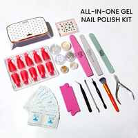 Miss Gooey 15 couleurs Kits d'art des ongles ensemble professionnel Kit de vernis à ongles en gel professionnel ensemble de vernis à ongles en gel Uv avec outil de manucure