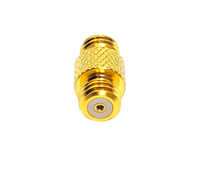 Adaptateur RF 10-32 femelle vers Jack Type RCA Adaptateurs de câble coaxial Microdot Contact cuivre Broches 1P pour applications audio et TV