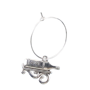 <b>Wine</b> <b>Charms</b> Set Silver Tone Food Shape Wedding Party Decorations For Jewelry Making Craft Supplies 12Pcs - Product Image 4