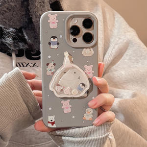 ใหม่เคสโทรศัพท์เยลลี่สีเหลืองลูกแมวแบบเต็มหน้า<span class=keywords><strong>จอ</strong></span>สำหรับ iPhone 17 16 15 14 PRO MAX พร้อมที่ใส่รูปแมวและสายคล้อง - Product Image 2