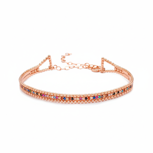 Mix Zircon Stone Rainbow <b>Cuff</b> Bangle Charm Wholesale Handmade Turkish Sterling <b>Silver</b> Fashion Jewelry - Product Image 2
