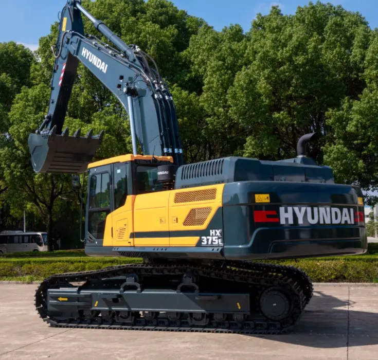 Vale la pena Max. Ahorro de combustible Excavadora de orugas pesada Marca de Hyundai HX375L tiene mayor potencia Cubo grande Take Cummins Engine precio bajo