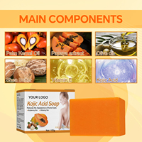 Savon Artisanal Hydratant Nettoyant Visage et Corps à la Papaye et au Kojic, Prix Usine de Gros, Soin Naturel de la Peau, OEM