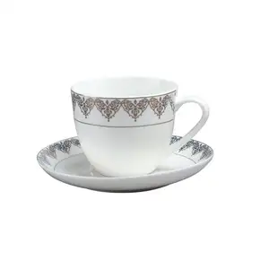 厂家直销阿拉伯茶杯套装金圈杯和茶碟