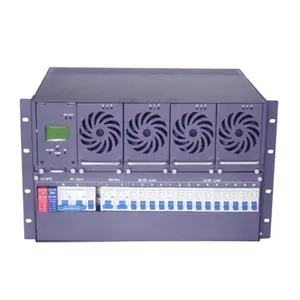 電気通信モジュール整流器システム19インチ6U AC-DC整流器システム出力電圧220V-48V 150A