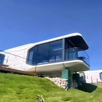 Casa Cápsula Espacial Inteligente Modular Prefabricada con Panel Sándwich para Uso en Hoteles, Centros Comerciales y Escuelas al Aire Libre, Diseño Moderno, Instalación Rápida