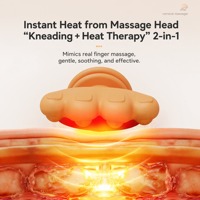 Masseur électrique du trapèze avec chaleur, appareil de massage des tissus profonds du cou et des épaules, dispositif de soulagement de la douleur