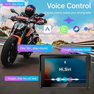 <span class=keywords><strong>GPS</strong></span> de navigation pour <span class=keywords><strong>moto</strong></span> 5 pouces, filaire, Carplay & Android Auto, écran étanche IPX7 1920x1080, double pour <span class=keywords><strong>moto</strong></span> 5.0, garantie 1 an - Product Image 3