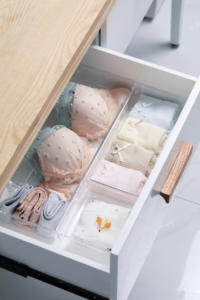 7 Buah Laci Meja Organizer Set Kamar Mandi Laci Baki Pembagi Tempat Penyimpanan Serbaguna Wadah Plastik Lemari Peralatan Dapur - Product Image 5