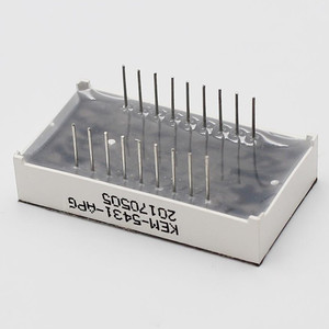 Siêu màu xanh lá cây 0.54 inch 3 chữ số 14 đoạn chữ và số LED hiển thị Houkem-5431-A/BSG - Product Image 5