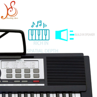 Teclado Electrónico HUASHENG de 61 Teclas, 16 Timbres, 10 Ritmos, Piano de Enseñanza para Principiantes en Música