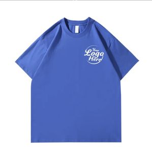 แฟชั่นสไตล์ยุโรปเสื้อยืดแขนไหล่ฮิปฮอปผ้าฝ้าย100% แบรนด์เนมระบายอากาศได้สำหรับทุกเพศการโฆษณาคอทรงหลวม - Product Image 5