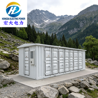 Transformateur sec conteneurisé personnalisé Hongda 1000kVA-6300kVA 11kV/13.8kV/34.5kV 480V 60Hz Triphasé Préfabriqué