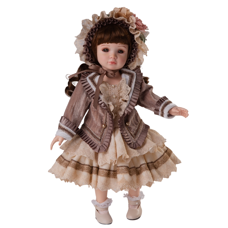 Antique Vintage 18-Inch Ceramic Porcelain Princess Baby Dolls
