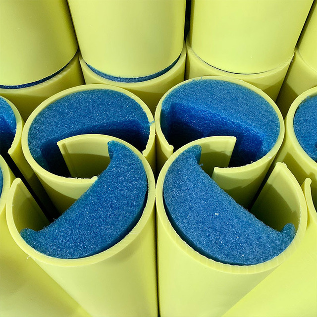 Plastic Rack Upright Protector HDPE Column Guard Heavy Duty Pallet Rack Protection with High Visibility Yellow Finish