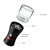 Broyeur à herbes électrique JUJI OEM Premium Auto Grinders Vapor avec batterie 1100mAh, broyeur à tabac avec protection contre les enfants
