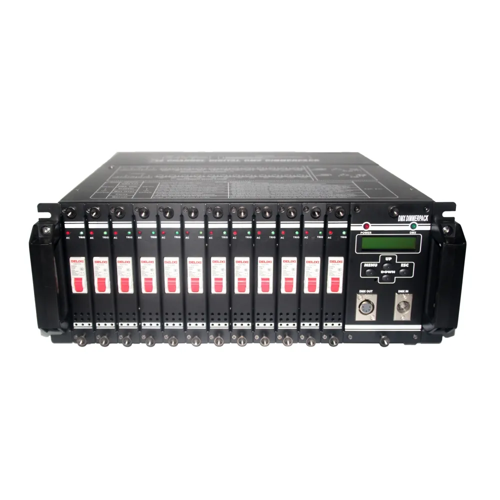 Pacote com dimmer digital, controlador dmx de 12 canais 4kw/ch