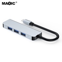 Vmade — Hub USB type-c vers USB 3.0, 4 Ports, adaptateur pour MacBook Pro, iMac, Chromebook et Pixelbook, nouveau Design