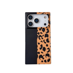 Funda Protectora para Teléfono con Diseño de Leopardo en Rosa y Marrón, Rectangular, para iPhone 17 16 15 14 Pro Max - Product Image 4