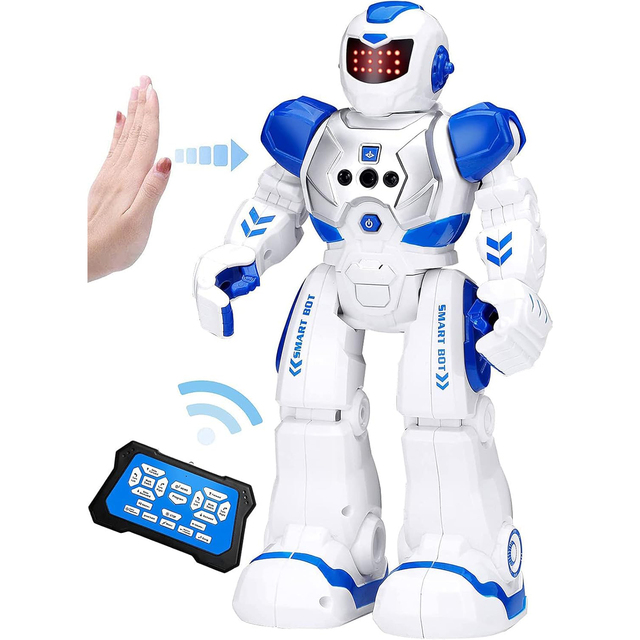 EPT Intelligent Ai Programming Interactive Gesture Sensing Walking Dancing Remote Control Stunt Rc Educational Kids Toy Robot