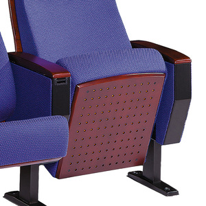 Silla de cine Henmei 8801 con reposabrazos plegable para auditorio, sala de conferencias, mobiliario de teatro - Product Image 1