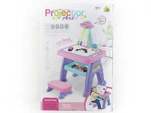 Tablero de dibujo educativo inteligente para niños, máquina de proyección de juguete, mesa de aprendizaje, juguete de dibujo - Product Image 5