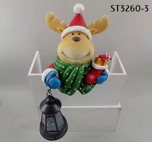 Ngoài trời đèn LED cho sân vườn cỏ không thấm nước <span class=keywords><strong>Snowman</strong></span>/Santa/Tuần Lộc giữ đèn năng lượng mặt trời giáng sinh nhựa thủ công mỹ nghệ - Product Image 3
