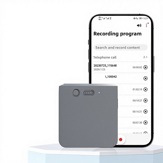Cross-Border Bestseller AI Smart Card-Style Voice Recorder Meeting-Record Transcription USB 2.0 ABS Dedicated Gadget