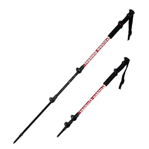 Bâtons de randonnée télescopiques en alliage d'aluminium Golden Cudgel, 18 mm, 64-135 cm, trois sections, pour la randonnée en plein air - Product Image 5